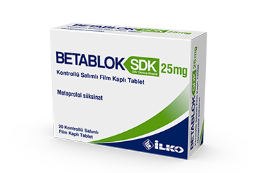 BETABLOK SDK 25 MG KONTROLLU SALIMLI 20 FILM TABLET